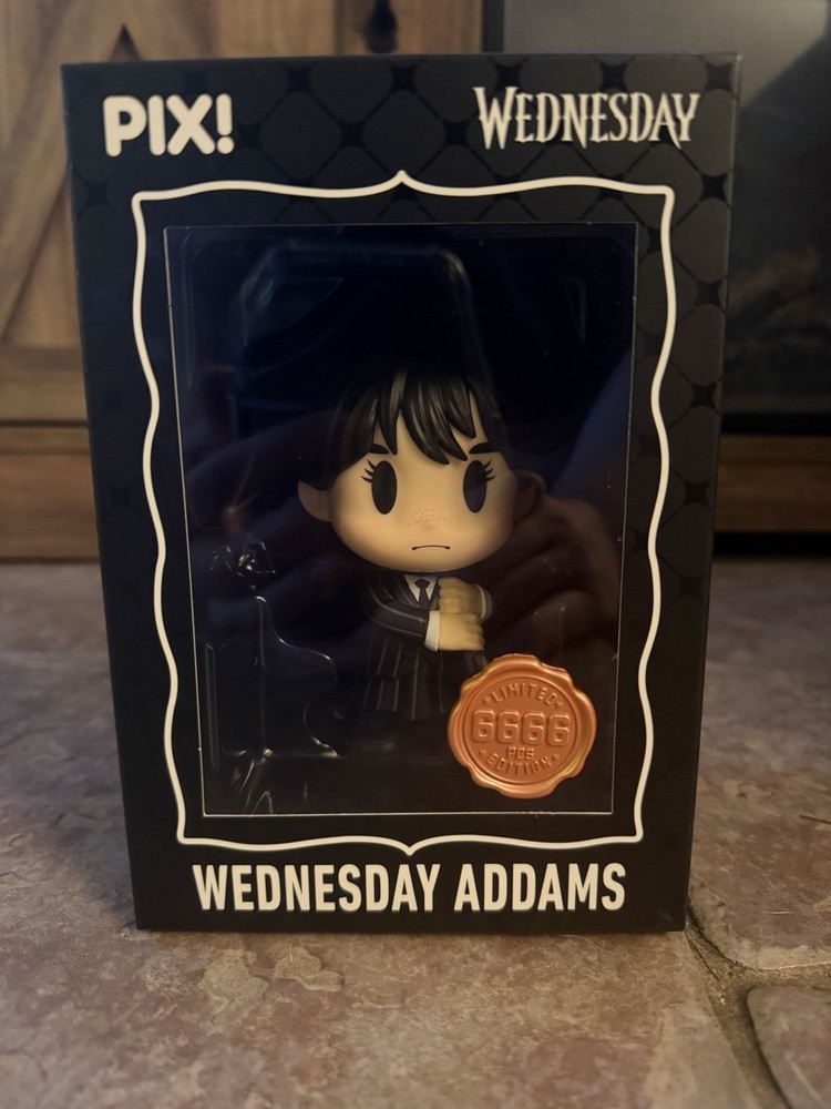 Thrilljoy Pix - Wednesday Addams Limited Edition Vinyl Figure (6,666 PCS) 🖤