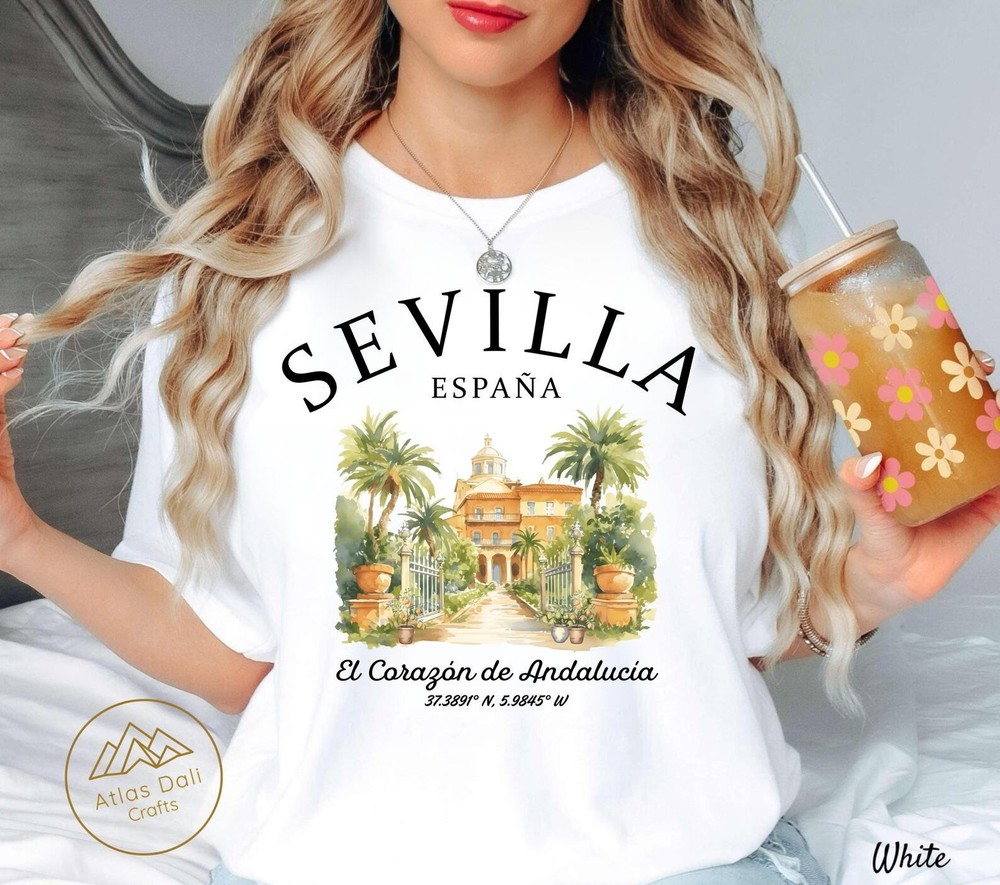 Sevilla Spain Unisex Shirt Travel Gift Spain Trip Souvenir Tee