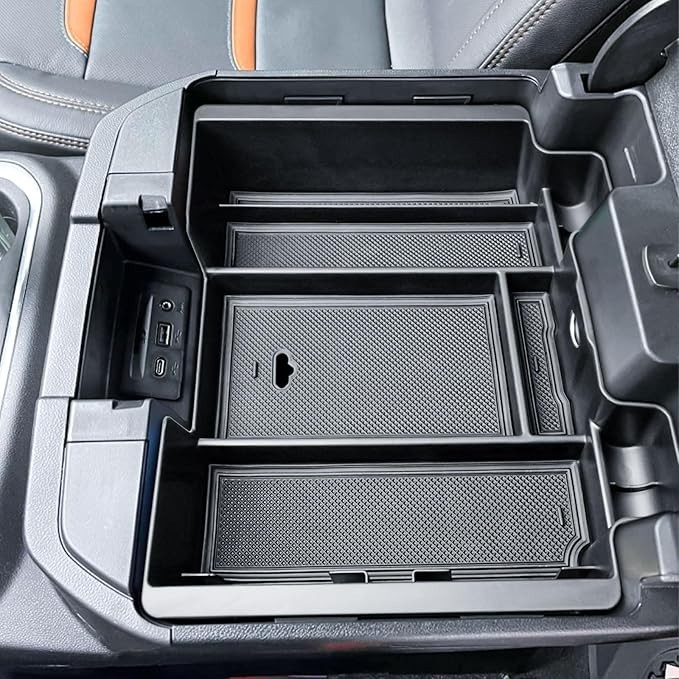 Center Console Organizer Compatible with 2019-2022 Chevy Silverado/Sierra 1500 a