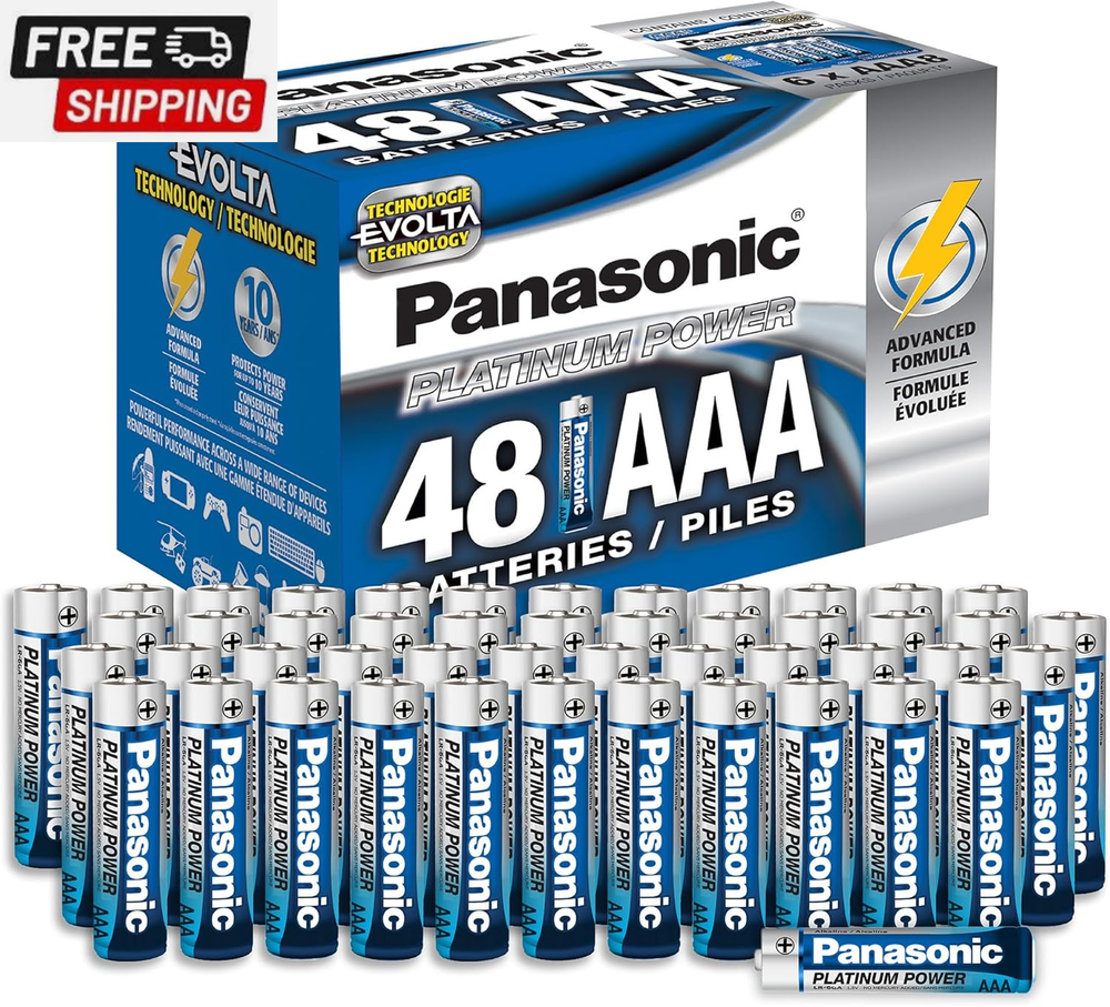 Energy Corporation LR03XE/48PC Platinum Power Long Lasting AAA Alkaline Battery,