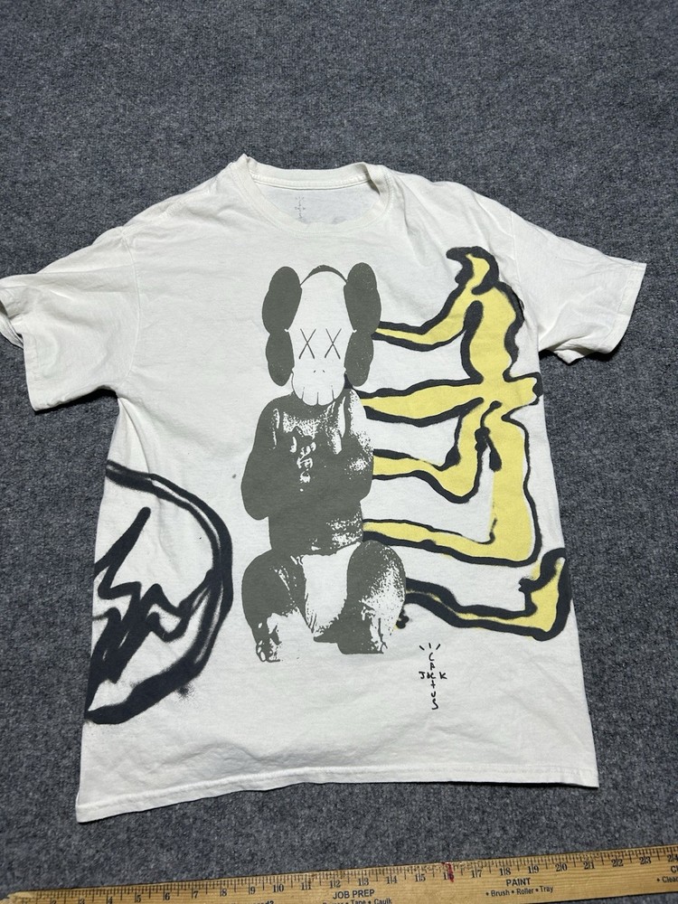 Travis Scott Cactus Jack x KAWS For Fragment Tee Streetwear Men's Size S