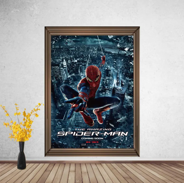 The Amazing Spider-Man (2012) Classic Movie Poster, Home Decor, Vintage Movie