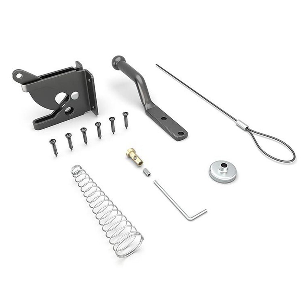 Self-Locking Gate Latch Automatic Gravity Lever Fence Gate-Lock For Wood Fence