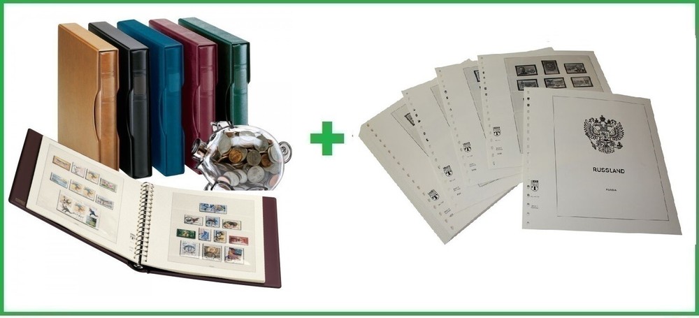 Lindner 241-07-1124V Russia Republic Stamp Album T-Blätter 2007-2010