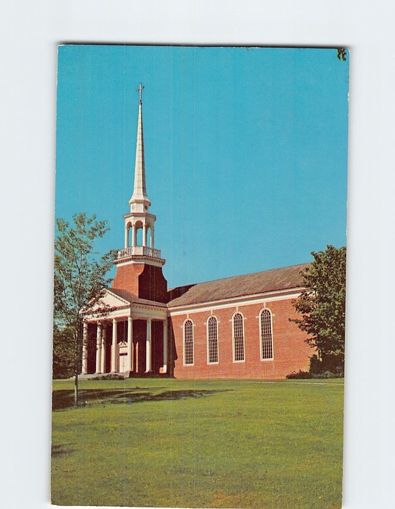 Postcard United Methodist Church Ridgefield Connecticut USA
