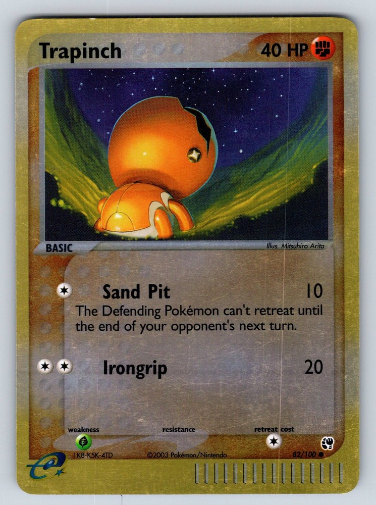 Reverse Holofoil Trapinch 82/100 Sandstorm
