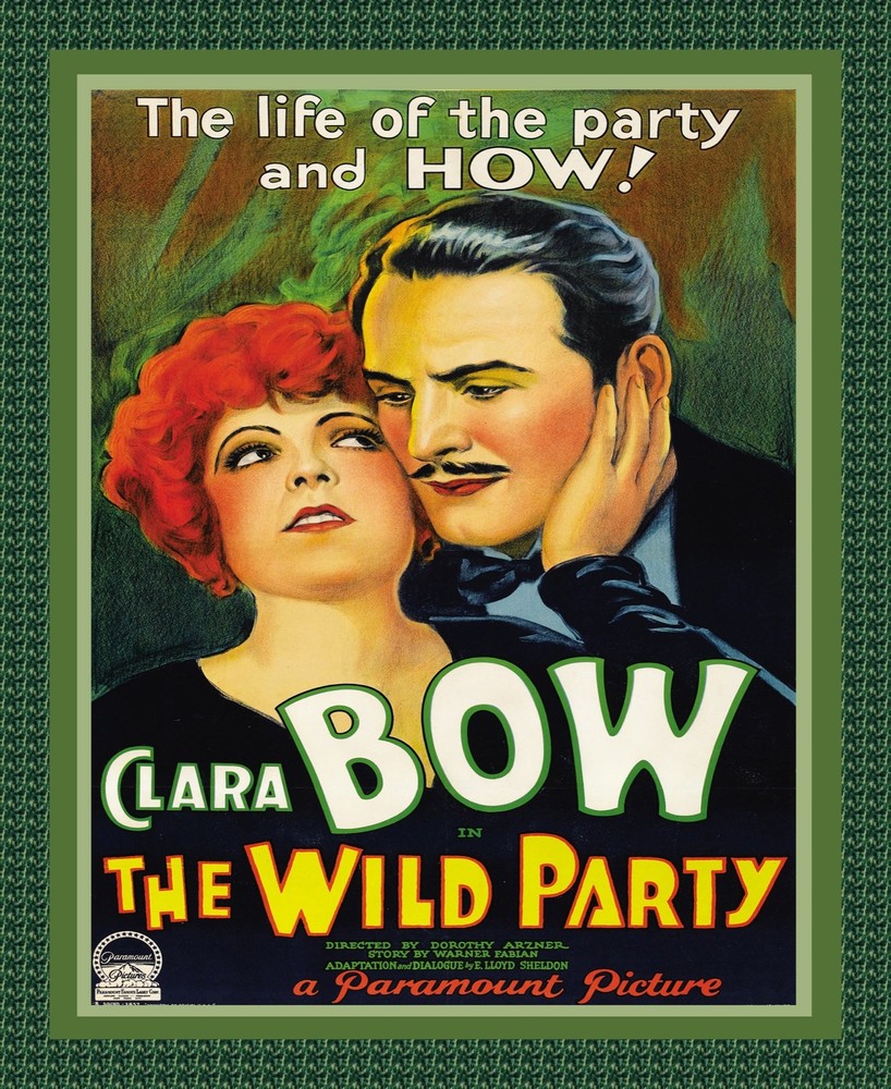 8594.Decoration movie Poster.Home Room wall art design.Clara Bow The Wild party