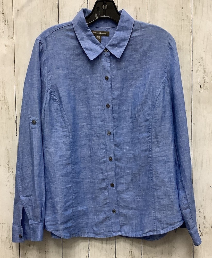 Women’s Tommy Bahama  Long Sleeve Button Up Top Medium 0430–215