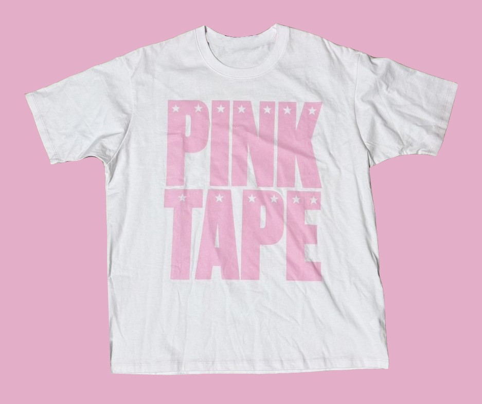 Lil Uzi Vert Pink Tape Tee Size S-5XL Reprint Shirt NEW
