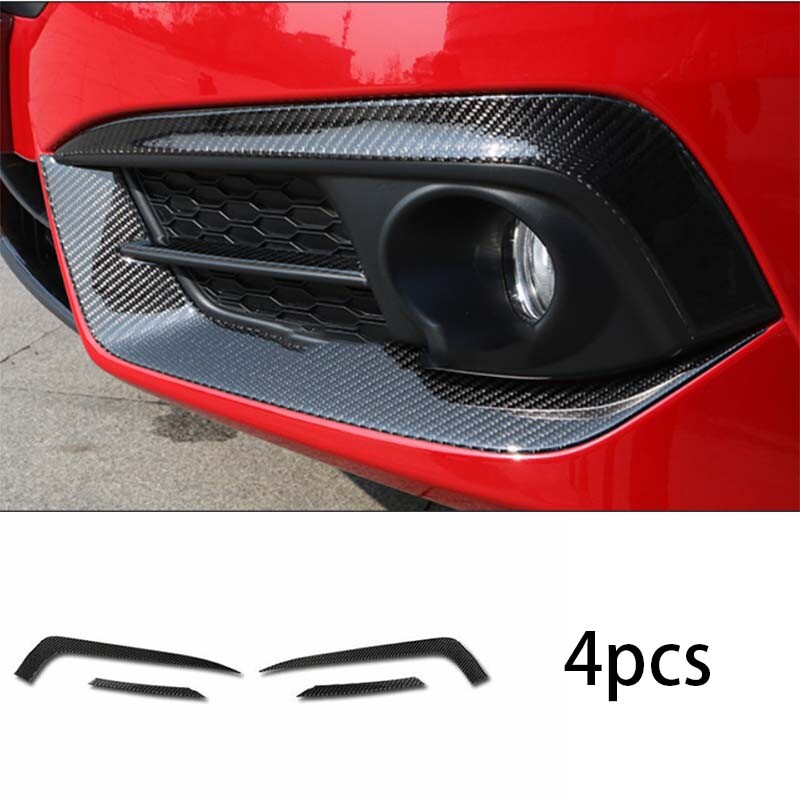 Upgrade Your 2016-2020 Honda Civic with Dry Carbon Fiber Front Fog Lamp Trim Light Strip