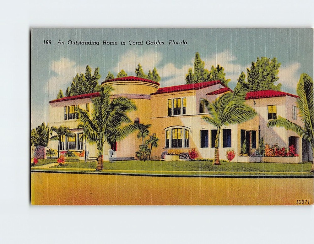 Postcard Outstanding Home in Coral Gables Florida USA