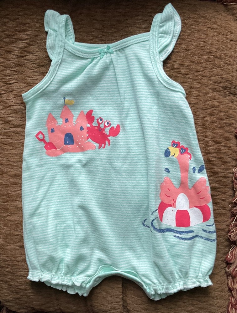 Carter’s Baby Girl  Summer Romper Size 3 Months