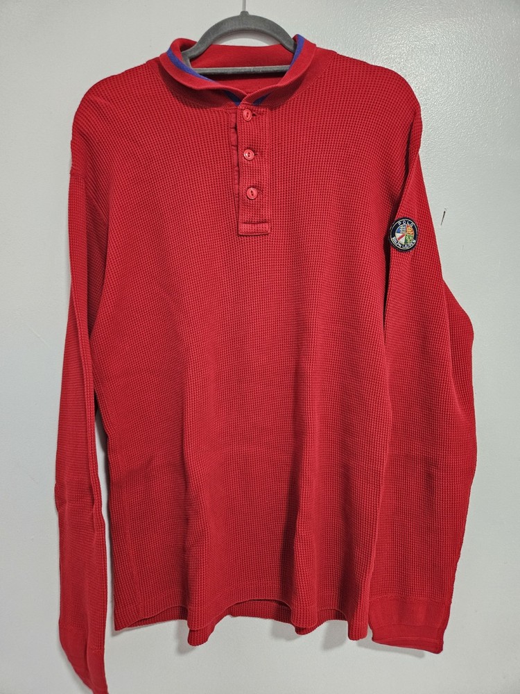 Vintage Polo Ralph Lauren 1990s Cookie Crest Sweater Men's Smal redl Usa