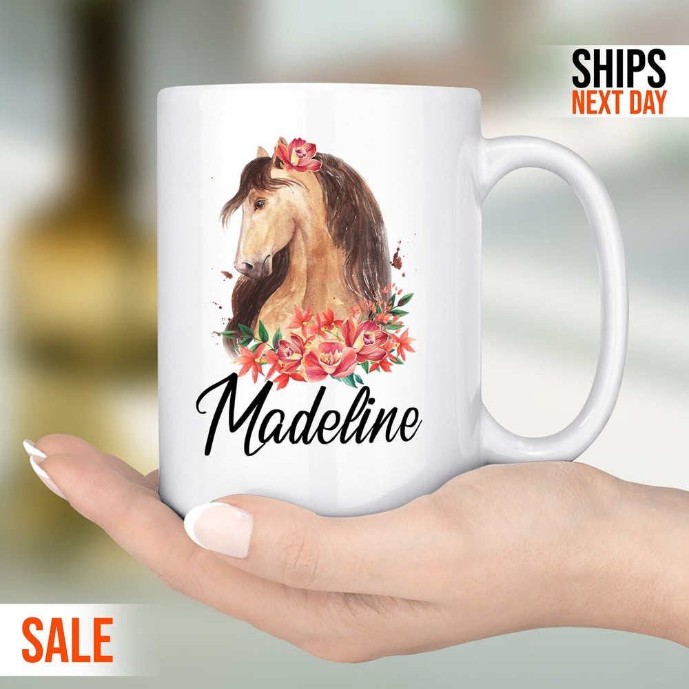 Horse Mug Custom Horse Name Mug Gift For Her Gift Mug For Her Horse Mug Horse