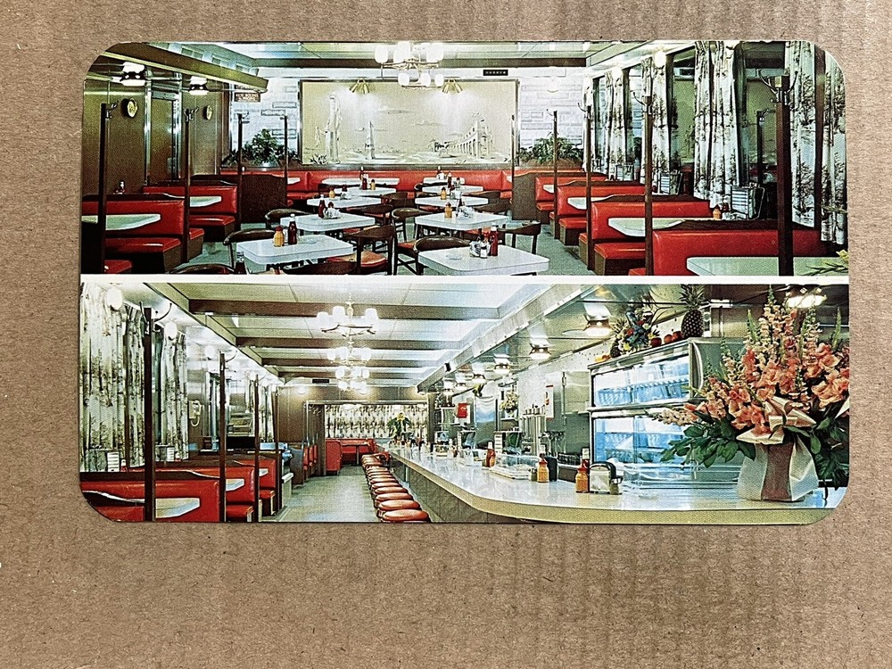 Postcard Flemington NJ New Jersey Circle Diner Restaurant Roadside Vintage PC