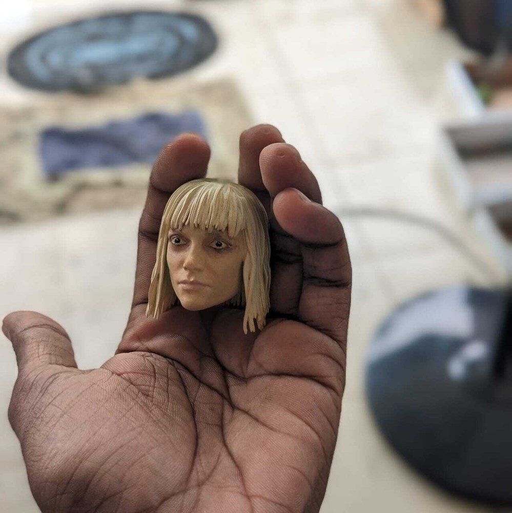 Shin Hati custom headsculpt for 3.75 6 and 12 inch action figures