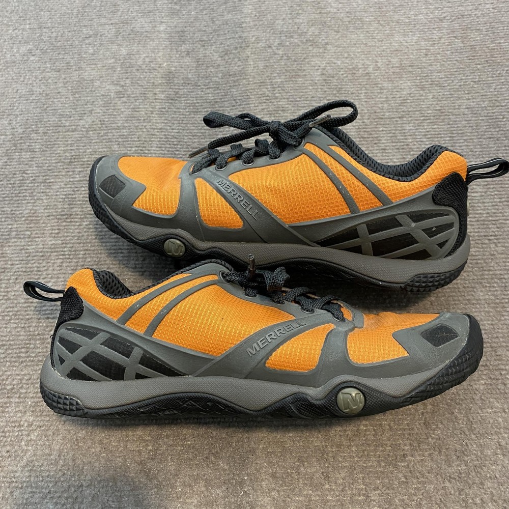 Merrell Shoes Mens Size 9 Orange Mesh Trail Running Low Sneakers J40997