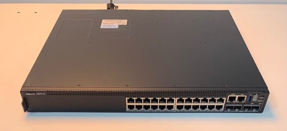 Open Box! Dell N3224T Networking N3224T-ON 24P 1GbE 4P SFP+ 2P QSFP28 1x550w PSU