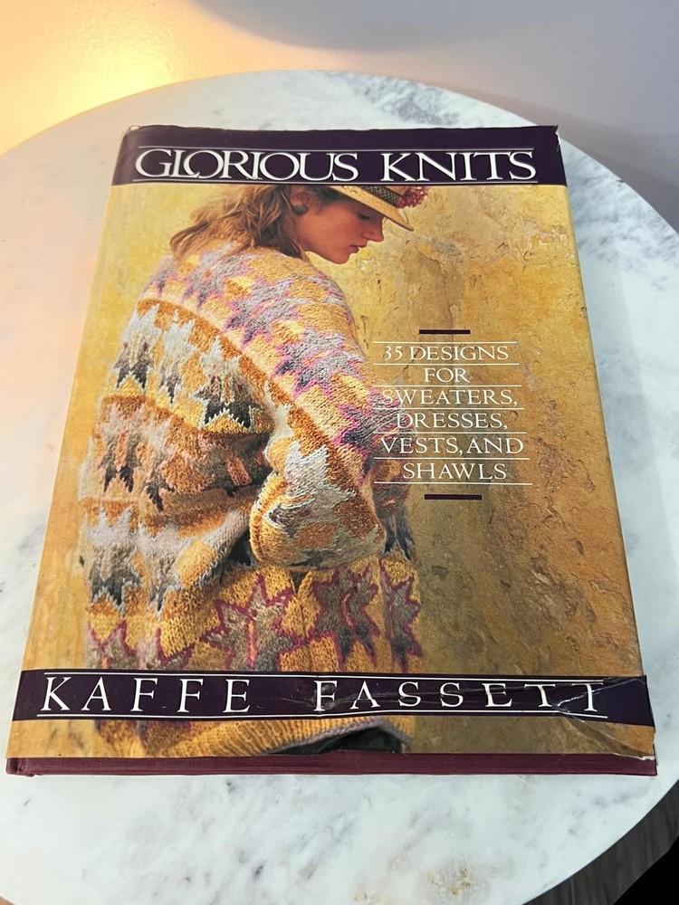 Kaffe Fassett Glorious Knits 1985 Knitting Hobbies Crafts Paperback Illustrated