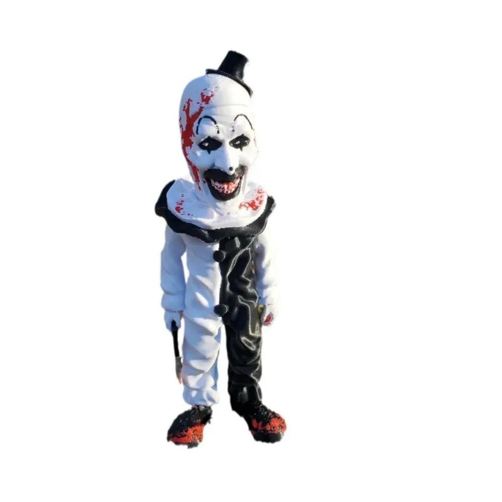 Figurine Clown Horror Movie Resin Small Multicolor Ornament Carved Solid Modern