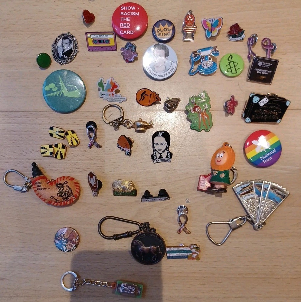 Collectable Pin Badges Job Lot Mixed Collection
