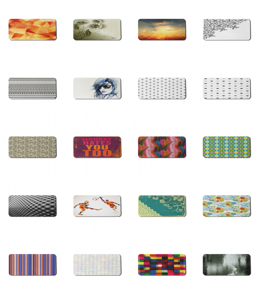 Ambesonne 35x15 Non-Slip Gaming Mousepad with Abstract Graphic Design-image