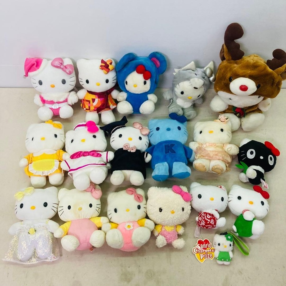18-piece set made in 1998 Hello Kitty HelloKitty plush #93b6b1