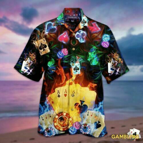 Amazing Gambling Hawaii Shirt Unisex Hawaii Shirt 3d Hawaiian Shirts s 5xloqm8