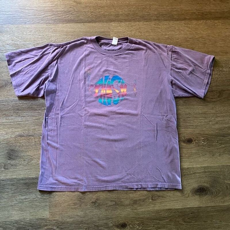 Rare! Purple 1995 Rainbow Phish Tour Tee Shirt