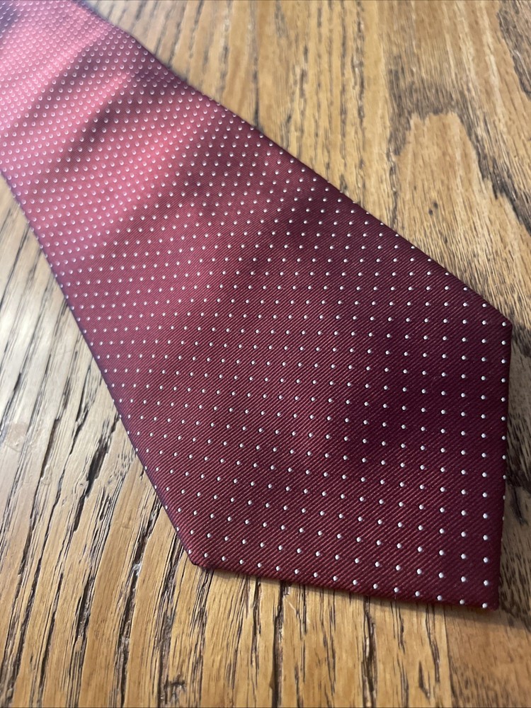 EUC Jos. A. Bank Executive Collection Silk Dot Pattern Tie Necktie Hand Finished