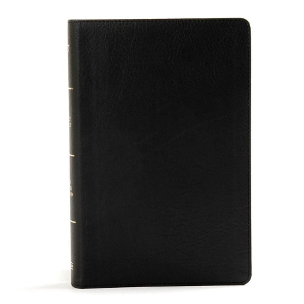 KJV Large Print Personal Size Reference Bible, Black Leathertouch by Holman Bibl