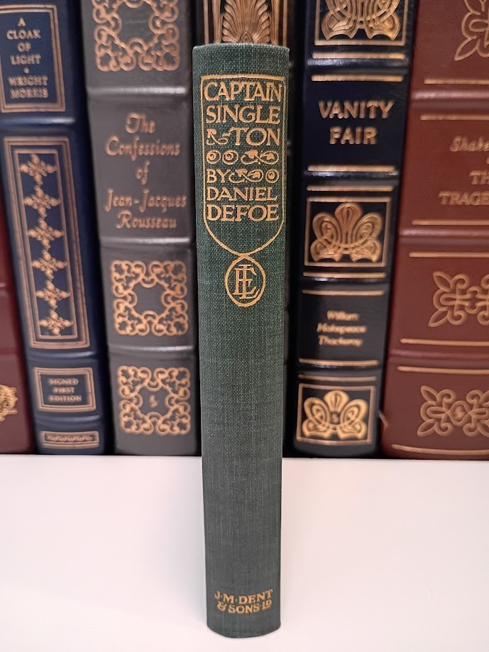 Captain Singleton by  Daniel Defoe 1911 HC Early Pirate Rare Book - VG