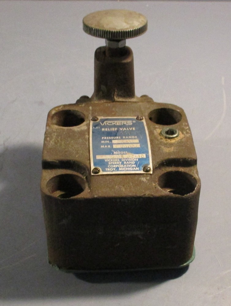 Vickers CG-06 CV-40 Relief Valve 500 to 3000 Pressure Range