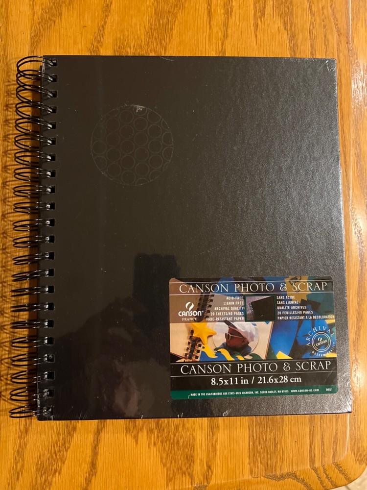 Canson Photo and Scrap acid free scrapbook album Archival Pages 8.5
