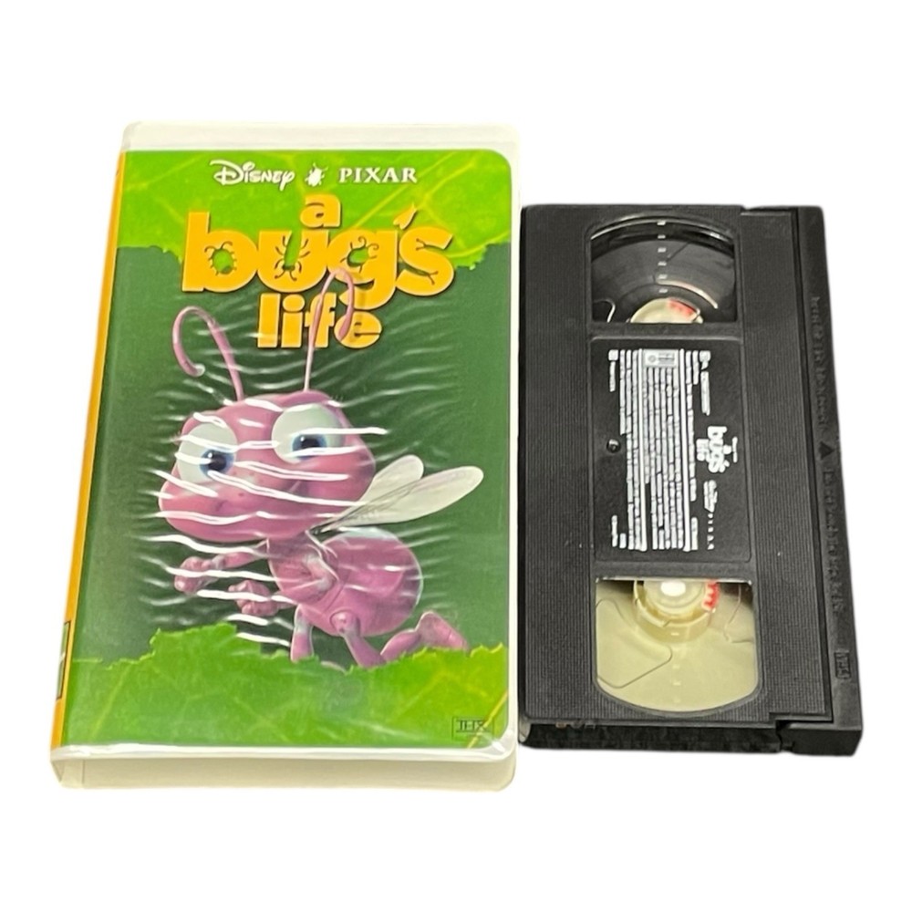 A Bug’s Life VHS 1999 Disney Pixar Video Tape Dot Ant Cover Vintage Clamshell