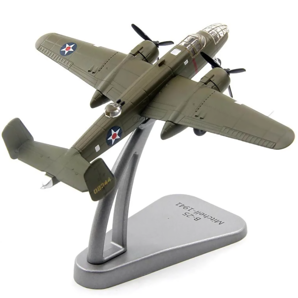 1/144 Scale B-25 Bomber Mitchell Alloy Aircraft Model Plane Souvenir Gift