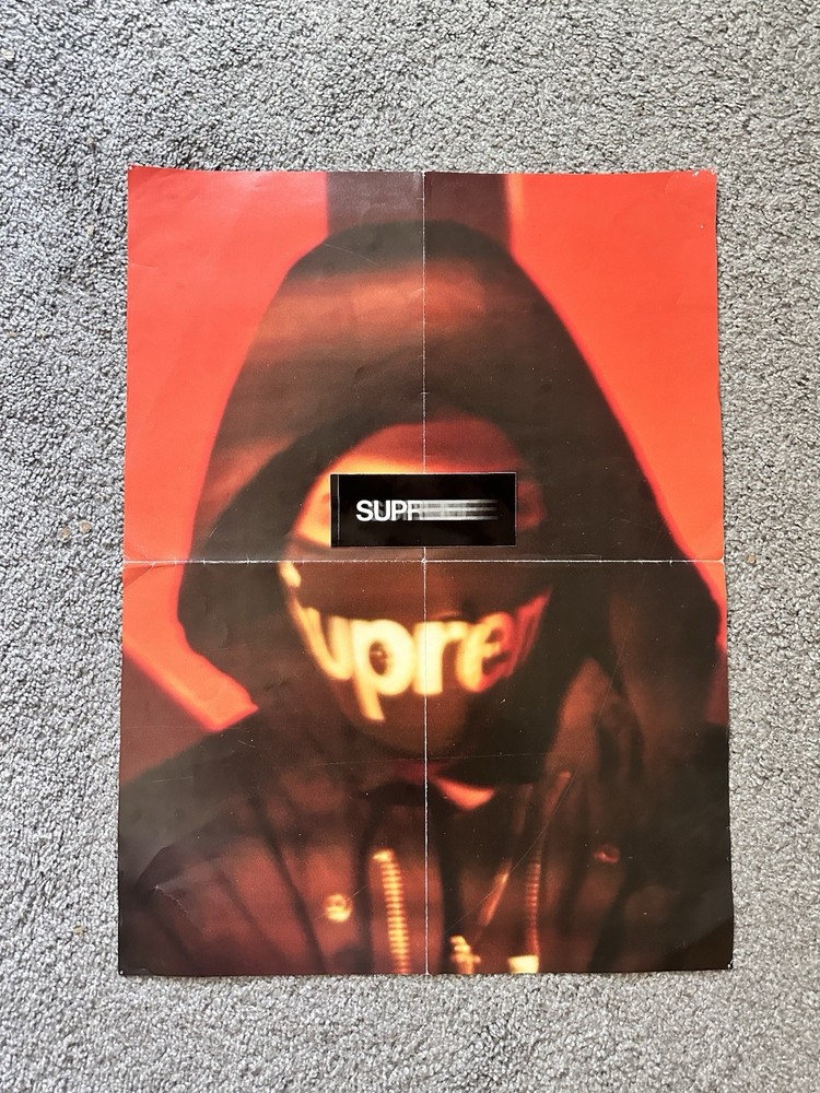 Supreme David Sims Ski Mask Poster | FW15 100% Authentic