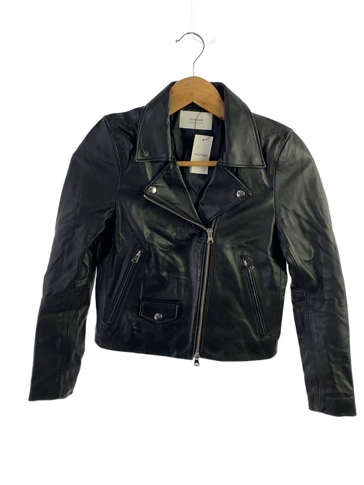 Studious Double Riders Jacket/0/Sheep Leather/Blk/207052002 3476