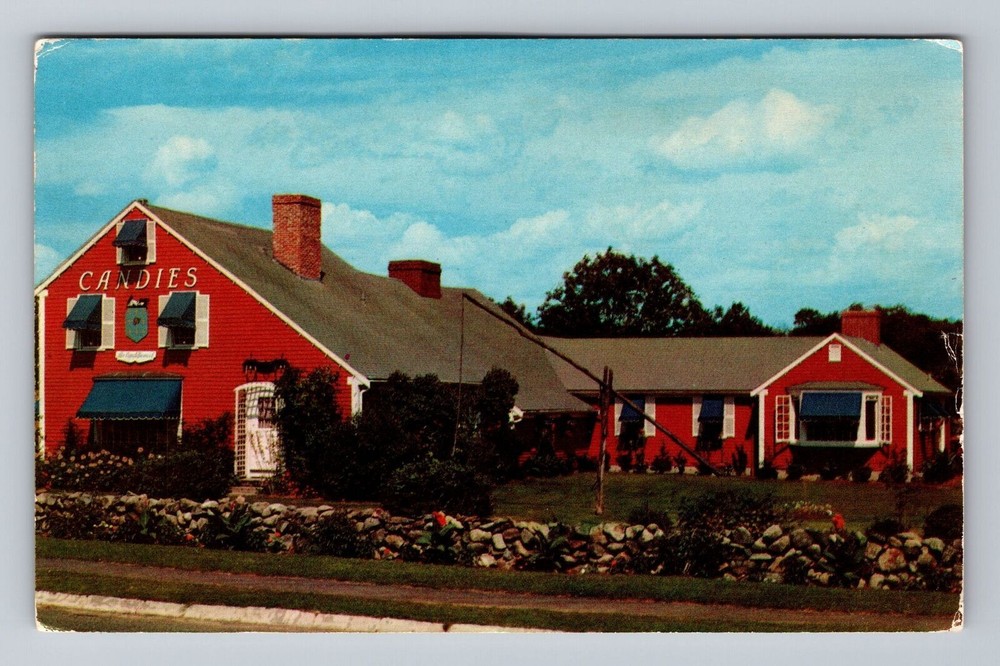 Massachusetts MA Danvers Home Of Putnam Pantry Candies Vintage Postcard