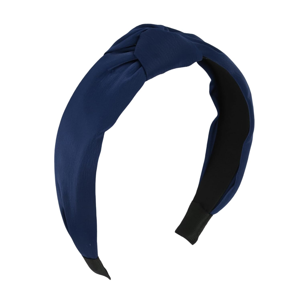 Knotted Headband for Women Girls Non Slip Wide Fashion Headbands Cute Blue Top K