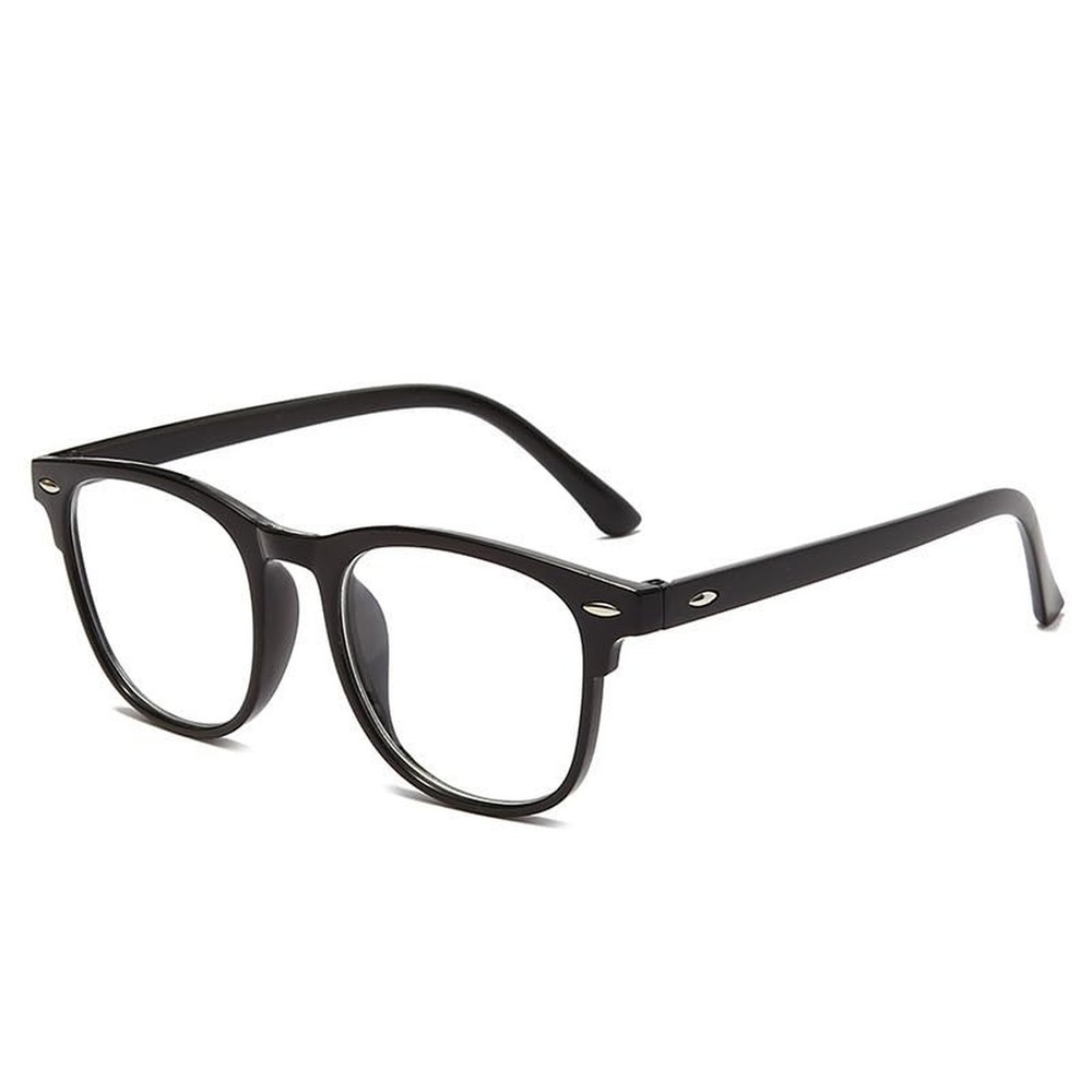Transparent Computer Glasses Frame Women Men Anti Blue Light Round Eyewear Bl...