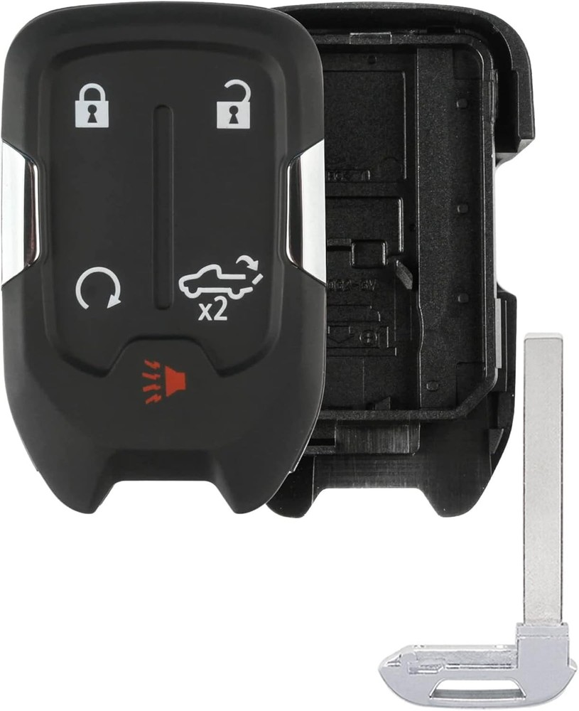 Key Fob Shell, Replacement Smart Remote Key Case Cover 5 Buttons for 2019-2024 S