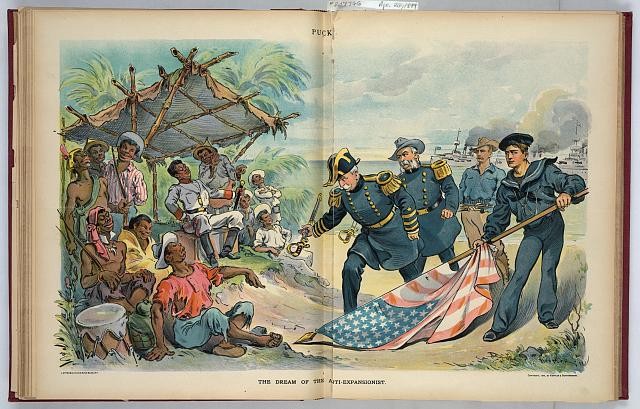 Photo of Puck,Dream of Anti-Expansionist,1899,Keppler,Dewey,Otis,Aguinaldo