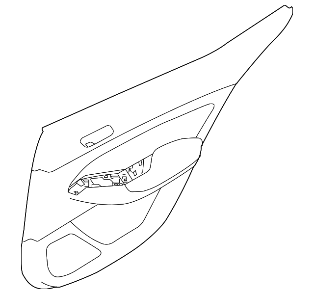 Genuine Nissan Door Interior Trim Panel 82900-9HB0C