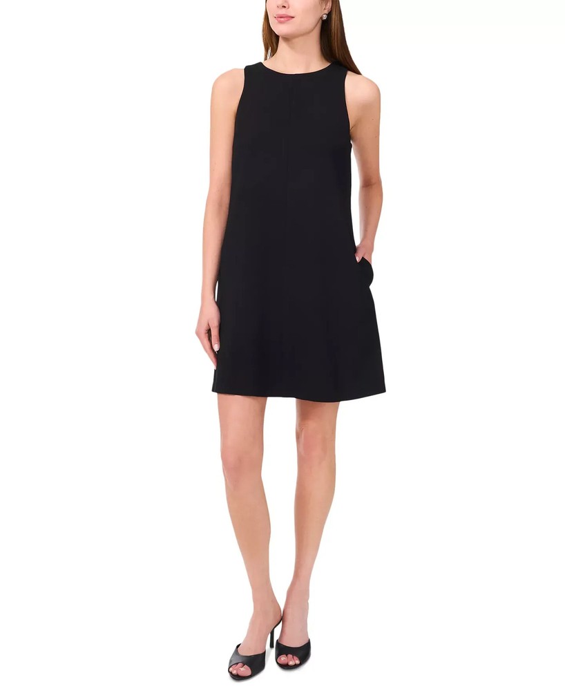 CeCe Women's Dress Sz L Sleeveless Cutout Bow Sheath