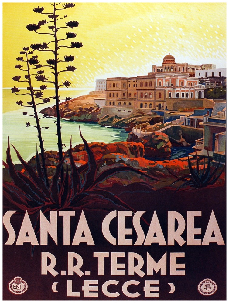 7742.Decoration Poster.Home Room wall interior design.Santa Cesarea Terme.Lecce