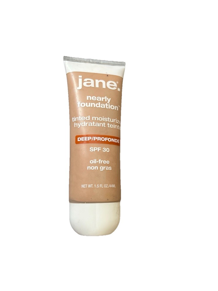 Jane Nearly Foundation Tinted Oil-Free Moisturizer SPF 30 Deep Shade