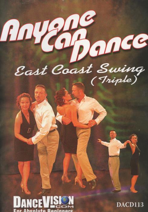 Anyone Can Dance: East Coast Swing (Triple) DVD VIDEO INSTRUCTIONAL dancing move