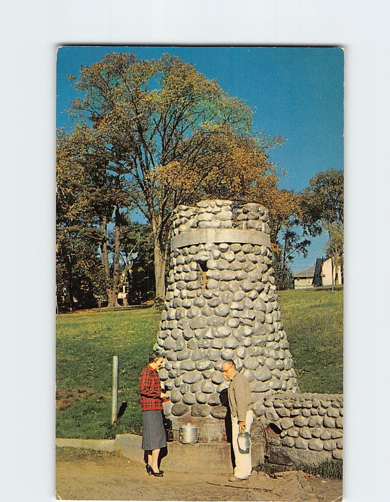 Postcard Cold Spring Park Woonsocket Rhode Island USA