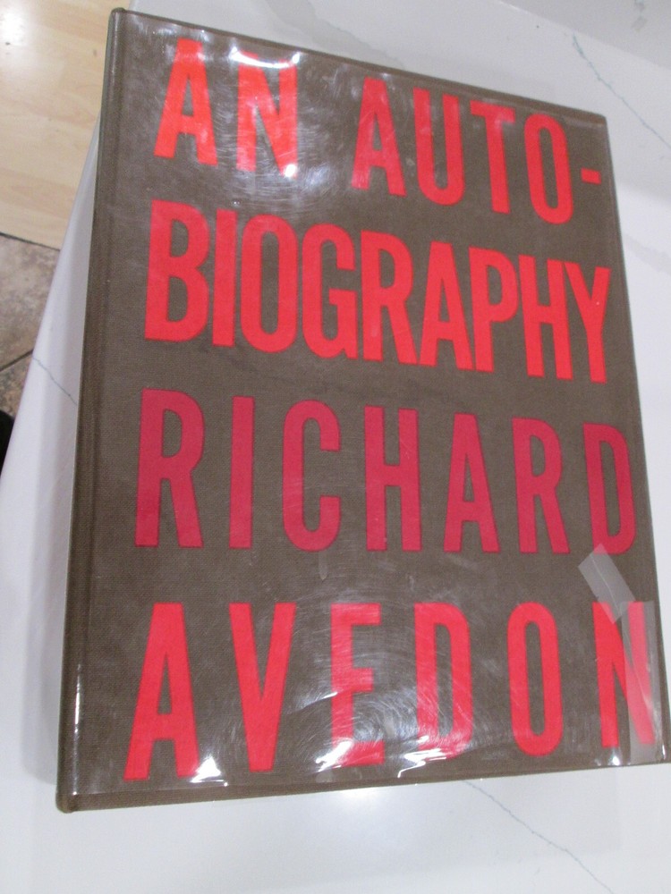 Richard Avedon AN AUTOBIOGRAPHY First Edition SIGNED COPY